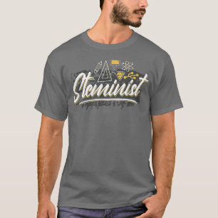 シュタイミニスト科学技術エンジニアリング数学STEM Tシャツ