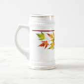 シュタインにカエデの銀を ビールジョッキ (左)