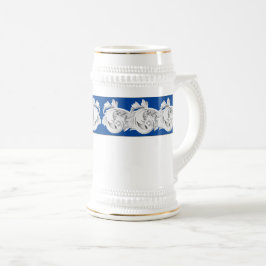 シュタインの大理石のテンドリル ビールジョッキ