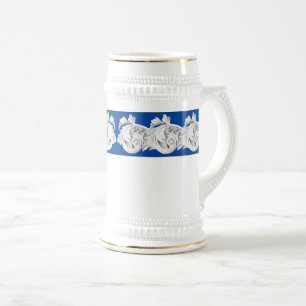 シュタインの大理石のテンドリル ビールジョッキ