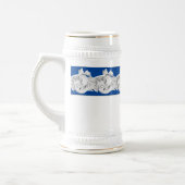 シュタインの大理石のテンドリル ビールジョッキ (左)