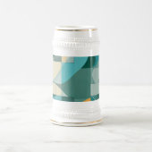 シュタイン22 oz – 最小限の幾何学模様 ビールジョッキ (中央)