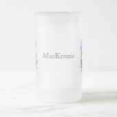 シュタイン – アザミと名前 フロストグラスビールジョッキ (中央)