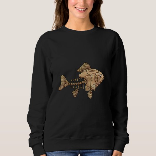 シュタンパンク魚動物 スウェットシャツ (正面)