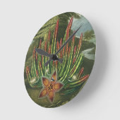 シュタードラーの彫り彫りにしたマゴット入りブドウ園。 ラウンド壁時計 (傾斜)