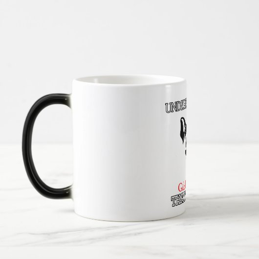 シュツフンド·ドイツの羊飼いドイツのGSD樹皮かみつき モーフィングマグカップ (左)