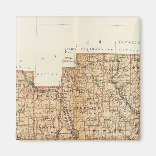 シュテウベン郡アレガニー マグネット (正面)