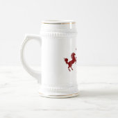 シュトゥットガルトのアメリカの高等学校のBierステイン ビールジョッキ (左)