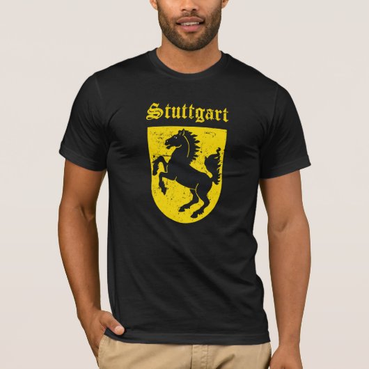 シュトゥットガルトの紋章 Tシャツ (正面)