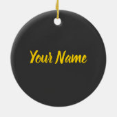 シュトゥットガルトシティドイツレトロスカイラインヴィンテージ セラミックオーナメント (裏面)