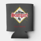 シュトゥットガルトシティドイツレトロスカイラインヴィンテージ 缶クーラー (裏面)