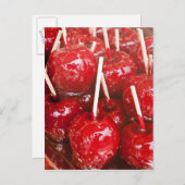 シュトゥットガルト・ビアフェスティバでキャンディでフルーツをコーティング ポストカード (正面/裏面)