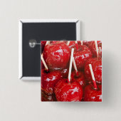 シュトゥットガルト・ビアフェスティバでキャンディでフルーツをコーティング 缶バッジ (正面&裏面)