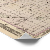 シュトゥベン郡の地図 ポスター (角)