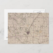 シュトゥベン郡の地図 ポストカード (正面/裏面)