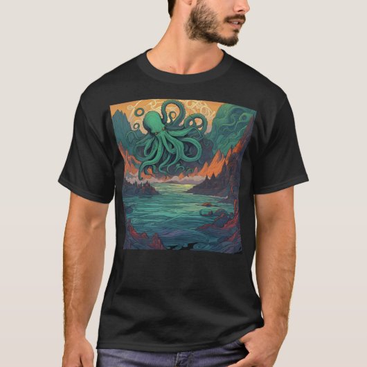 シュトゥルフ神秘的な象徴 Tシャツ (正面)