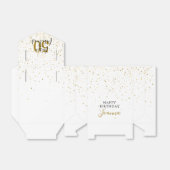 シュトゥールで素晴らしい誕生日金ゴールドとブラック フェイバーボックス (折り畳みなし)