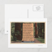 シュトラウスの詩、レッドウッド高速道路 ポストカード (正面/裏面)