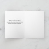 シュナおもしろいーザーカザノヴァ折り畳みグリーティングカード カード (内部)