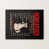 シュナおもしろいーザー |シュナウザー開発事実 ジグソーパズル (横)