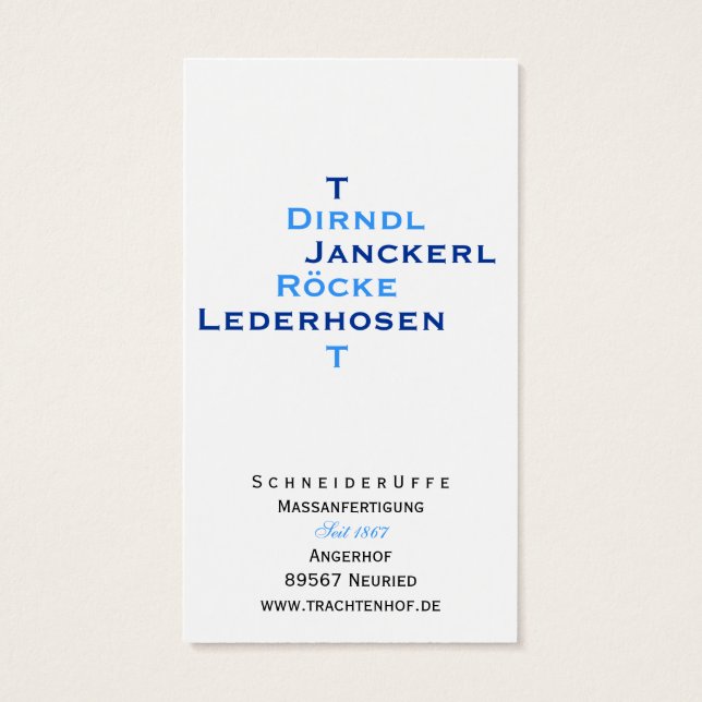 シュナイダーヴィスティンカルテン (裏面)