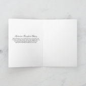 シュナウザーおもしろいローマ帝国グリーティングカード カード (内部)