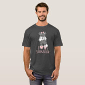 シュナウザーが大好き Tシャツ (正面フル)