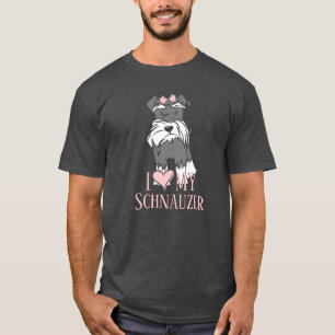 シュナウザーが大好き Tシャツ