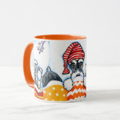 シュナウザーとスヌーズ マグカップ (正面左)