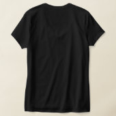 シュナウザーのぬくもりとホットココア Tシャツ (レイダウン裏面)