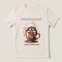 シュナウザーのぬくもりとホットチョコレート
