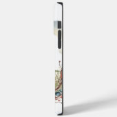 シュナウザーのクリスマスリース フェスティブな犬 Case-Mate iPhoneケース (裏面 / 左)