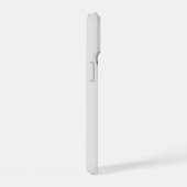 シュナウザーの肖像 鉛筆画 iPhone 15ケース (右側面)