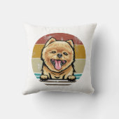 シュナウザーアアマイサンシャインサンフラワーシュナウザーマム クッション (裏面)