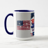 シュナウザーアメリカンヒーローコーヒーマグ マグカップ (左)