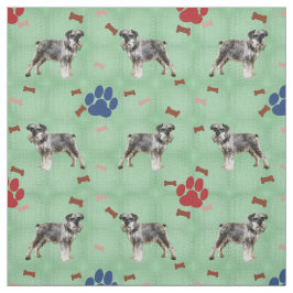 シュナウザーアート ファブリック