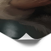 シュナウザーウィズサンタクロースフェスティバルクリスマス ポスター (コーナー)