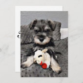 シュナウザーサンキューカード サンキューカード (正面/裏面)