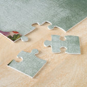 シュナウザージグソーパズルドッグオングリーンフローラ ジグソーパズル (側面)