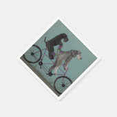 シュナウザータンデム スタンダードカクテルナプキン (角)