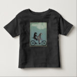 シュナウザータンデム トドラーTシャツ<br><div class="desc">シュナウザータンデムバイファフンキー。シュナウザーがスチームパンクのスタイルで自転車に乗お洒落るのが特徴。 | 192047D</div>