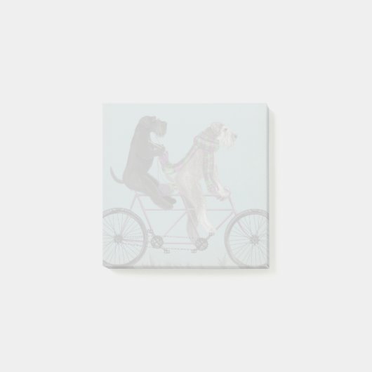 シュナウザータンデム ポストイット (正面)