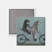 シュナウザータンデム マグネット (正面/裏面)