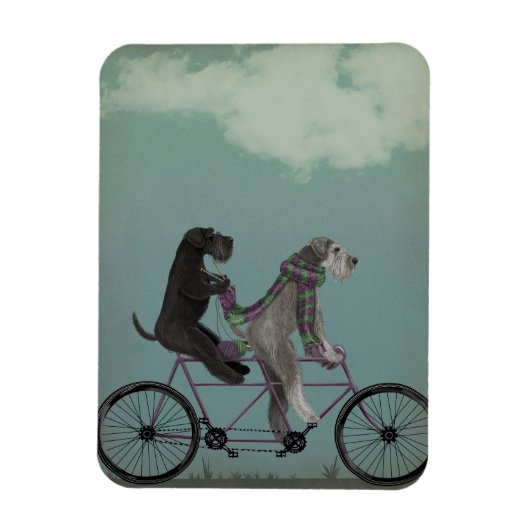 シュナウザータンデム マグネット (縦)