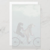 シュナウザータンデム 便箋 (正面/裏面)