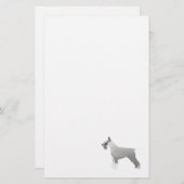 シュナウザーテンプレートがカスタマイズ～する 便箋 (正面/裏面)