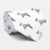 シュナウザーテンプレートの準備がカスタマイズ完了 ネクタイ (ロール)