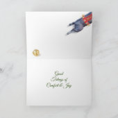 シュナウザートナインダクリスマスカード – Benicia カード (内部)