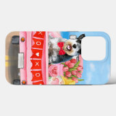 シュナウザードグバレンタインズデイトラックハート Case-Mate iPhoneケース (裏面 (横))