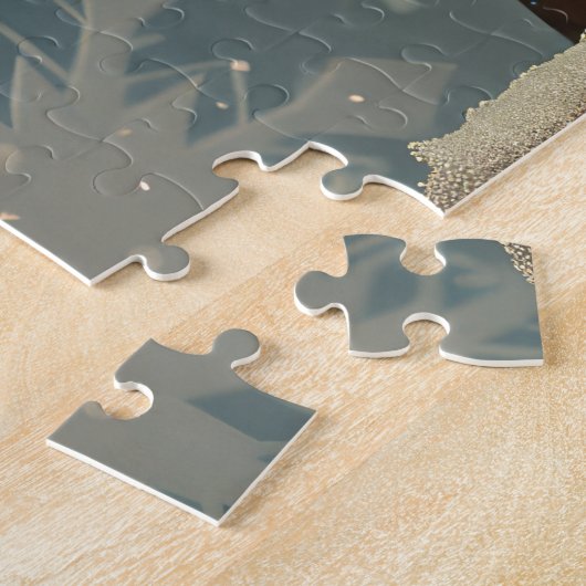 シュナウザードッグクリスマスフェスティバル ジグソーパズル (側面)